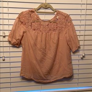 Rose colored blouse
